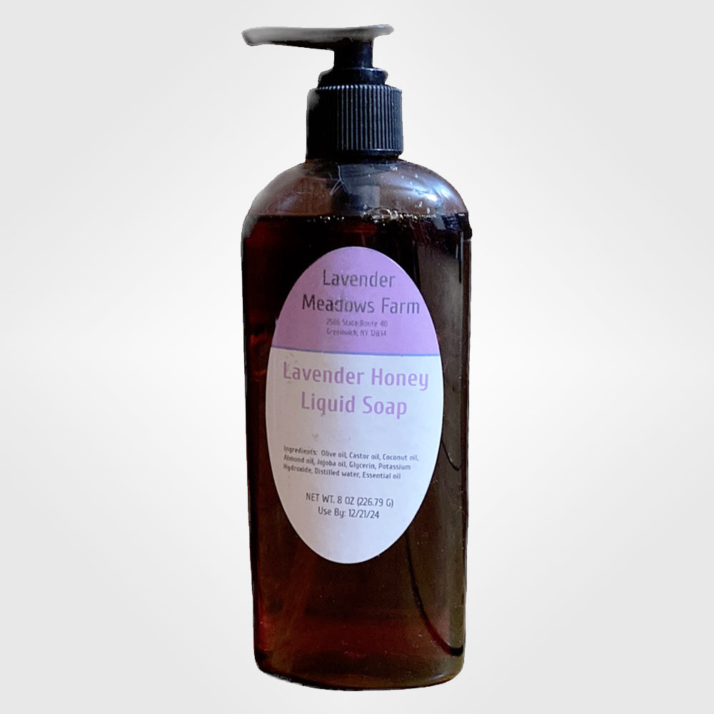 Handcrafted Lavender Honey Liquid Soap